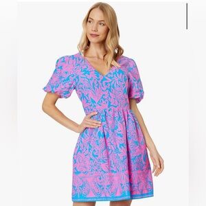 Lilly Pulitzer Suzie Short Sleeve Cotton Dress